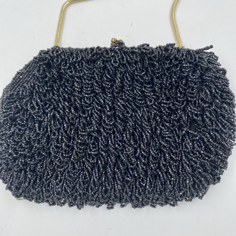 Rare VTG Hand-Beaded Jorelle Evening Bag Made in Belgium